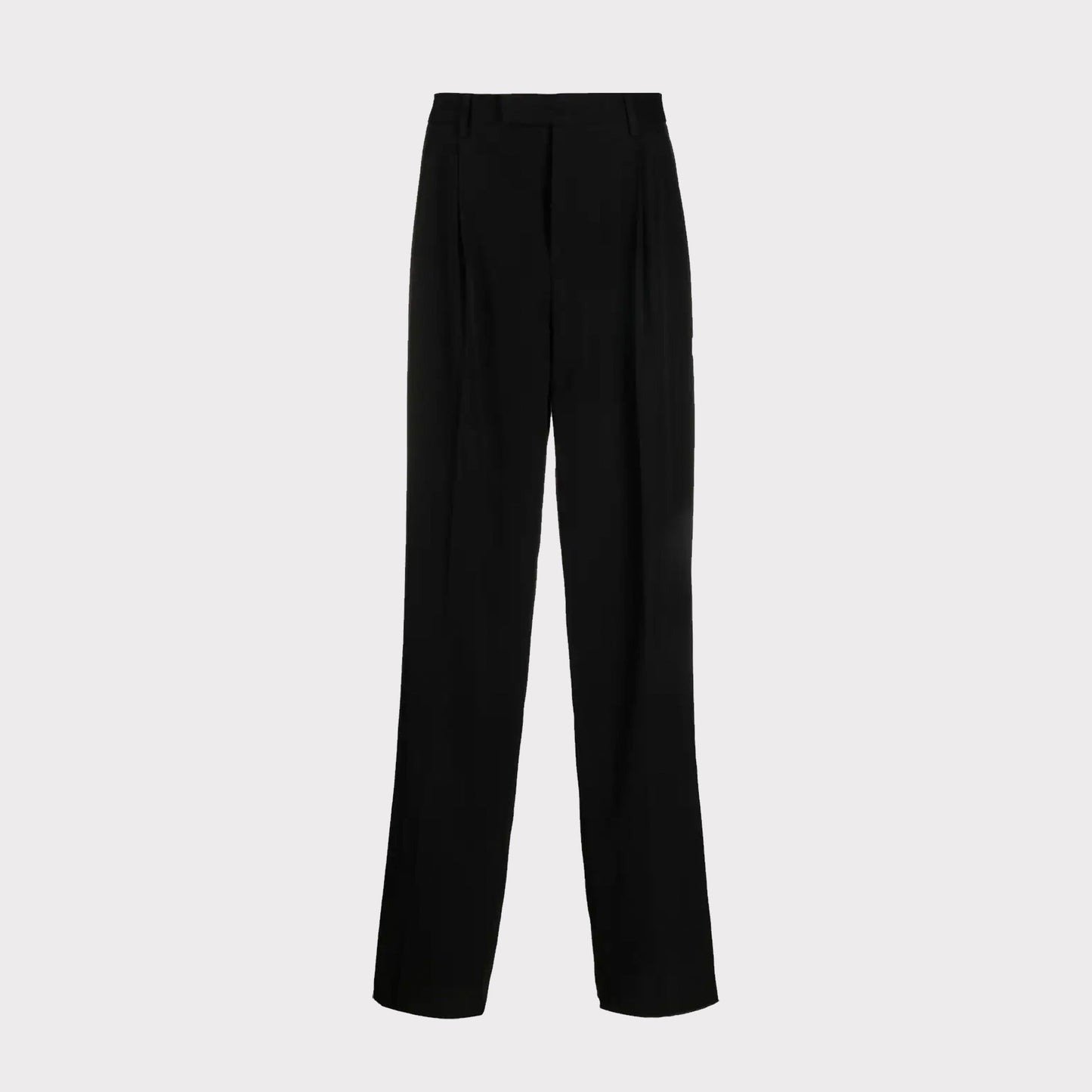 MD BLACK PLEATED TROUSERS