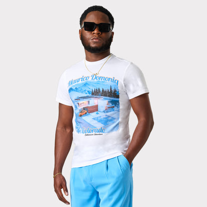 MD BLUE BILLIONAIRE MOUNTAIN TEE