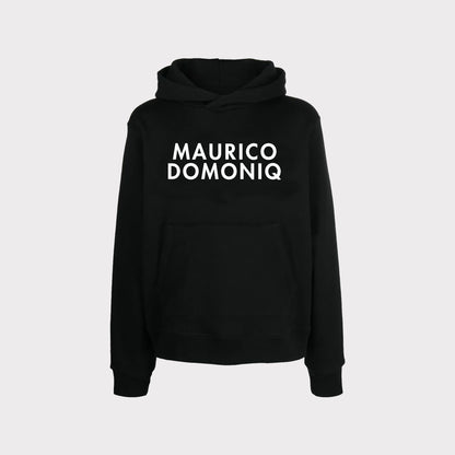 MD BLACK LOGO HOODIE