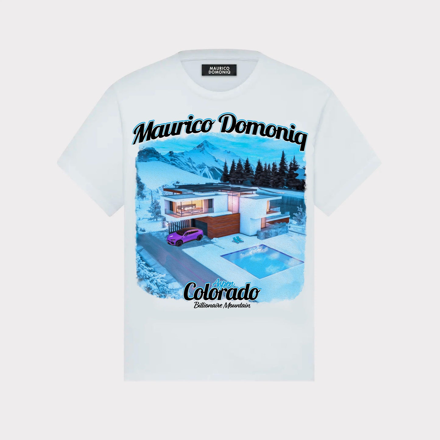 MD BLACK BILLIONAIRE MOUNTAIN TEE